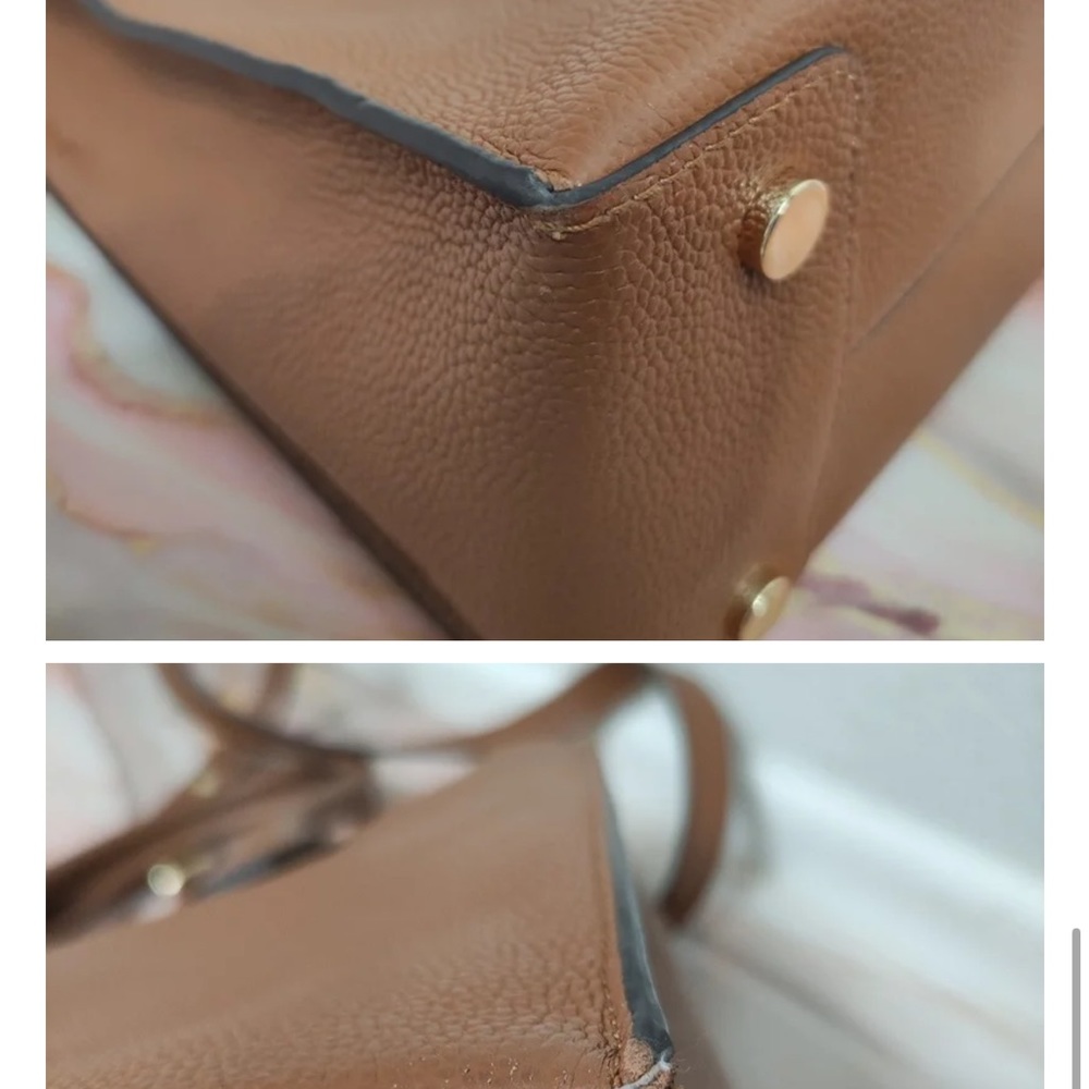 Michael Kors Mercer Large Pebbled-Leather Satchel /Tote Bag Luggage 30F6GM9T3L - Picture 4 of 6